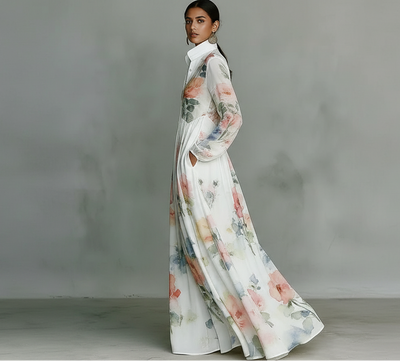 Vestido Camisero Rose Garden