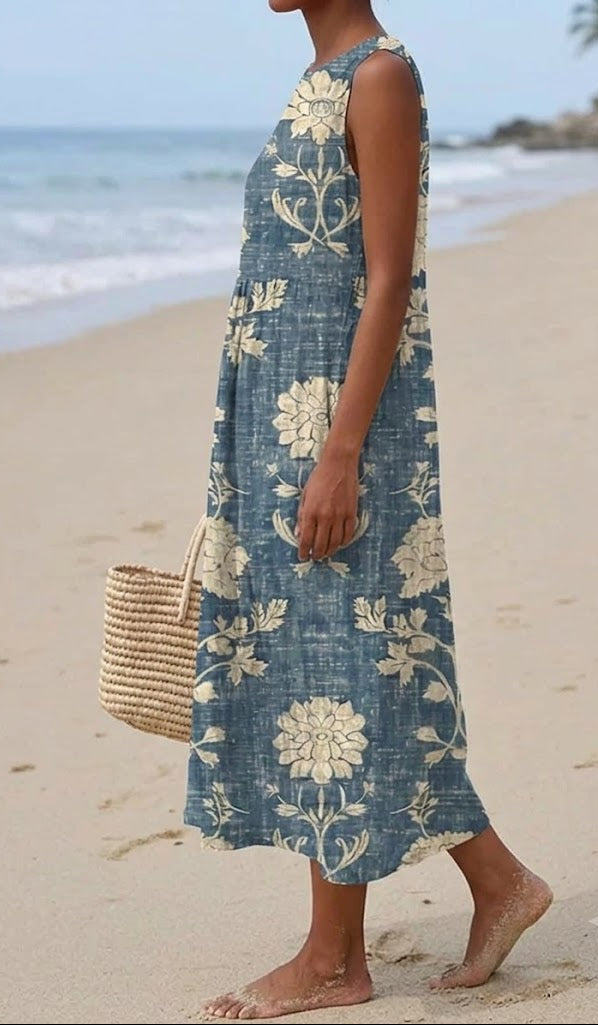 Vestido Estampado Holgado Milufer