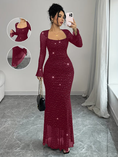 Vestido Diamante Corte de Sirena