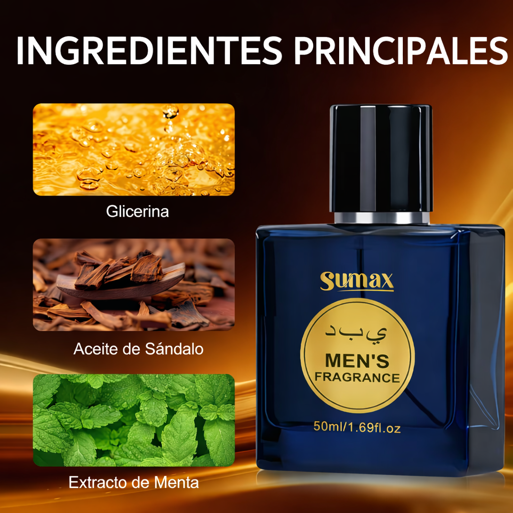 Perfume Sumax el lujo exótico y la masculinidad
