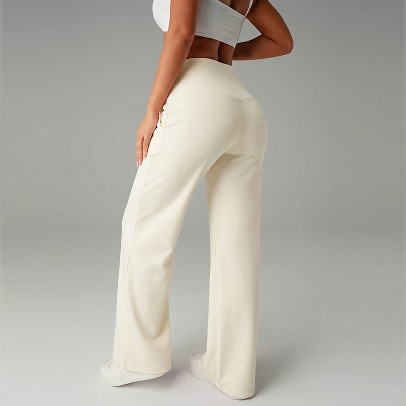 Pantalón Estilo Flare de Tiro Alto