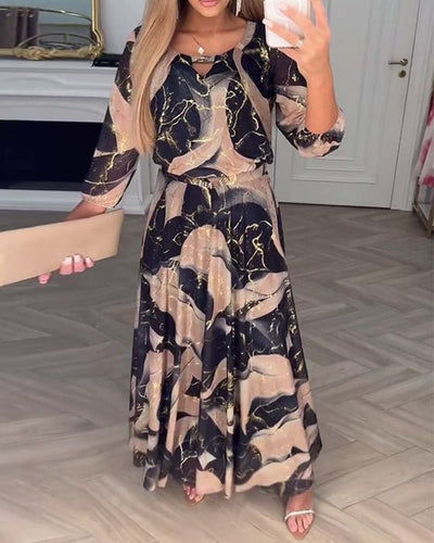 Elegante Vestido Estampado Chantal