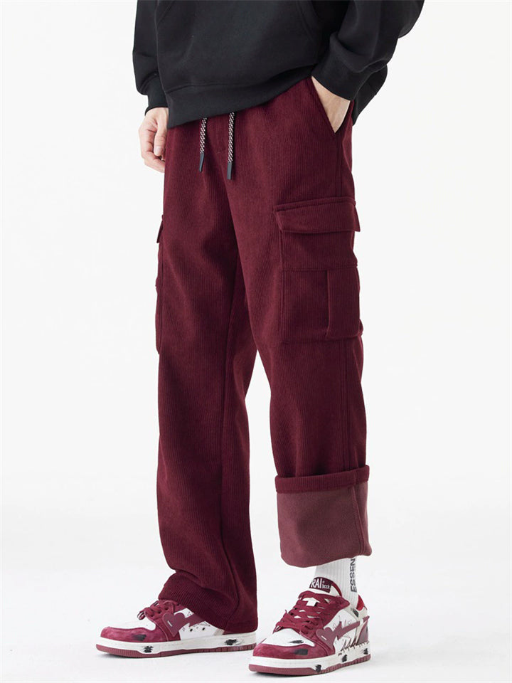 Pantalones cargo de pana Scott