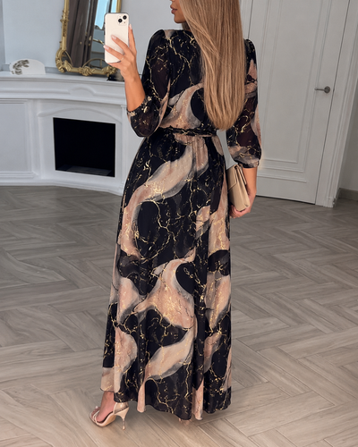 Elegante Vestido Estampado Chantal