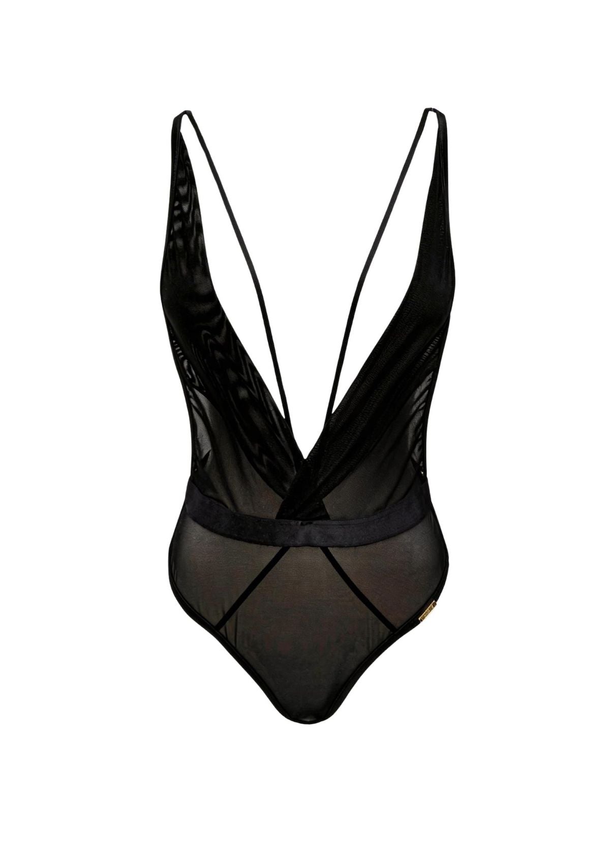 Body transparente sin espalda