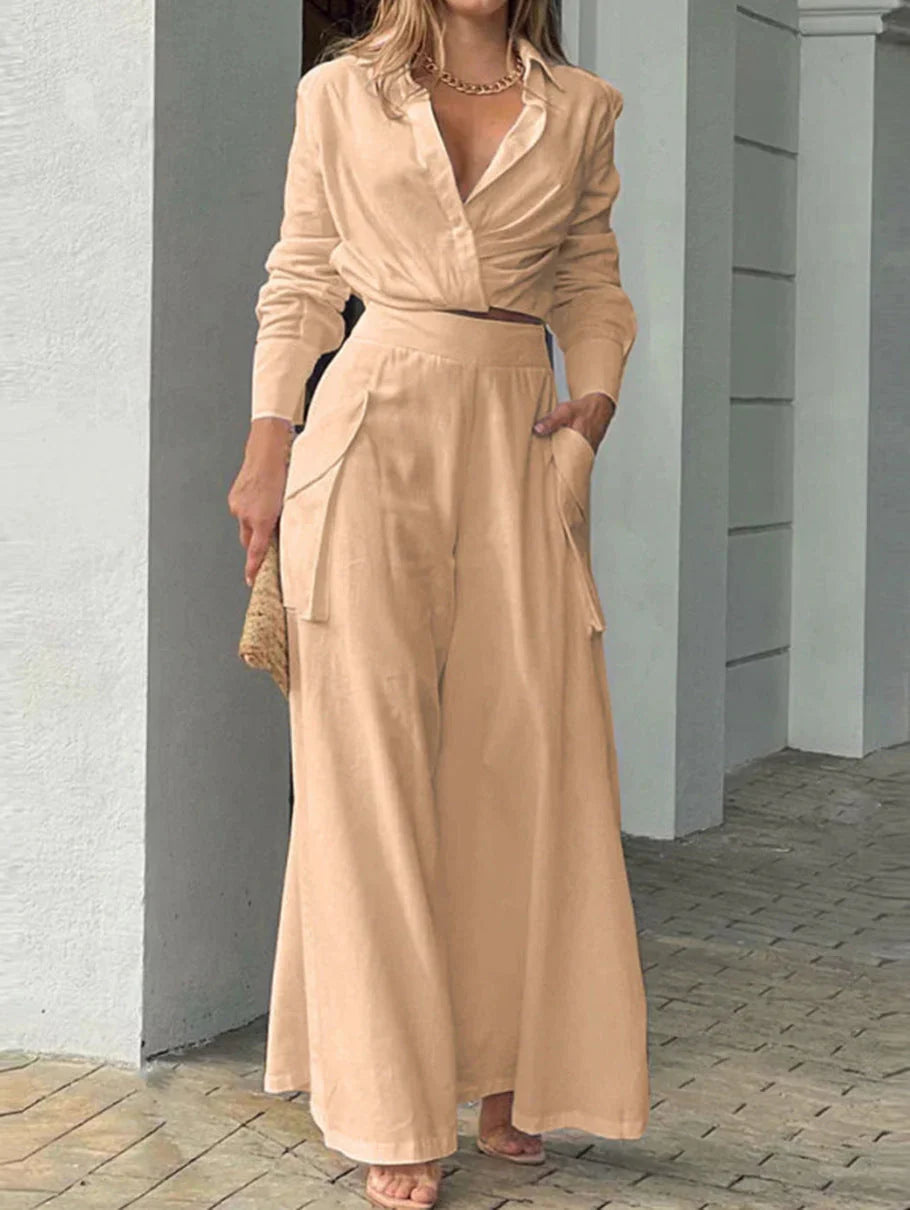Conjunto Casual Dos Piezas – Color Liso