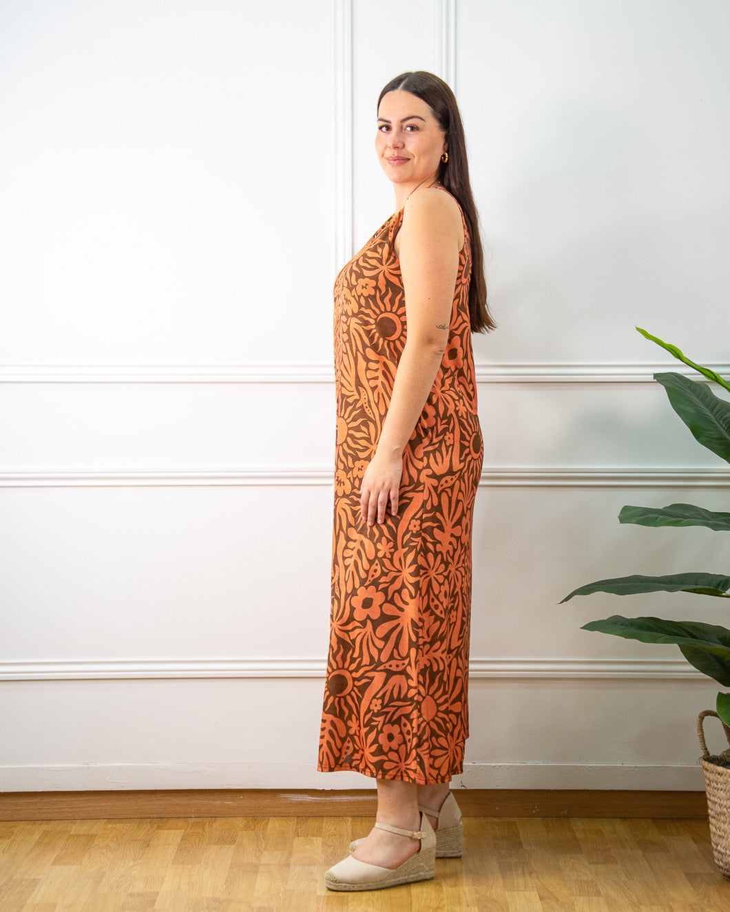 Vestido Estampado Sol de Verano