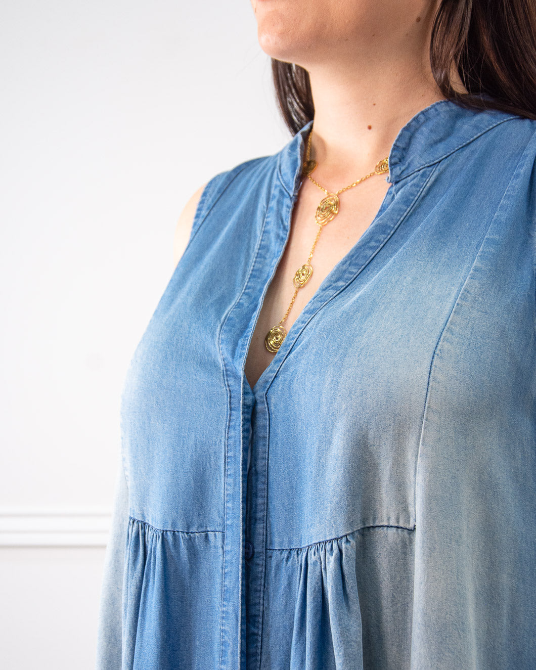 Vestido Holgado sin Mangas Yen