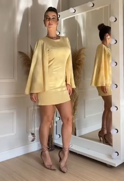 Vestido Midi Sofisticado Diom