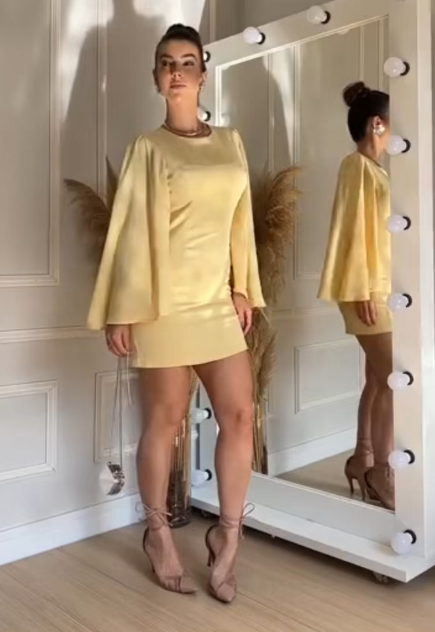 Vestido Midi Sofisticado Diom