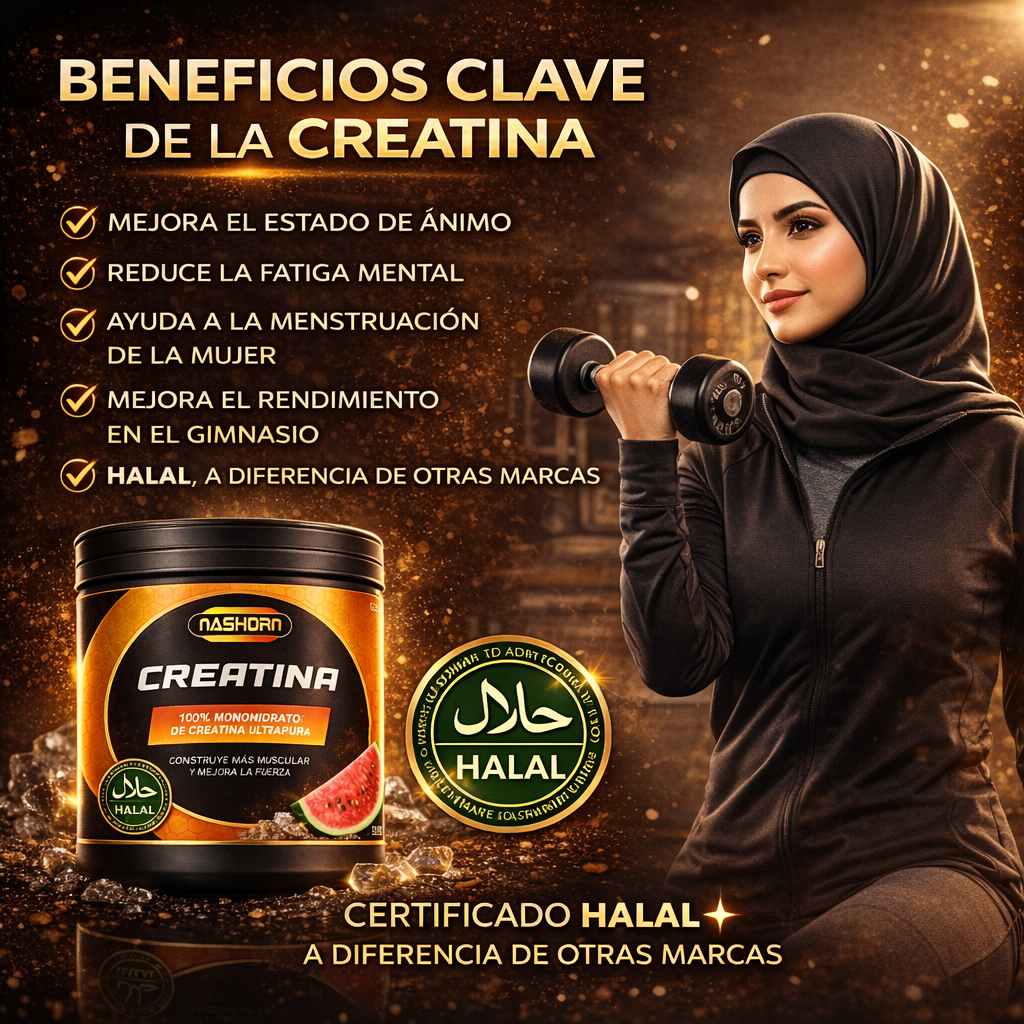 Creatina Nashorn/ Perfecto para tu Rutina