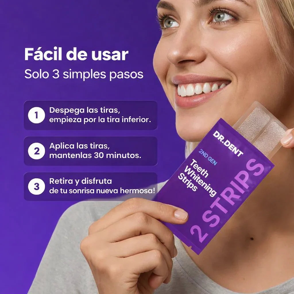 Tiras Blanqueadoras de Dientes