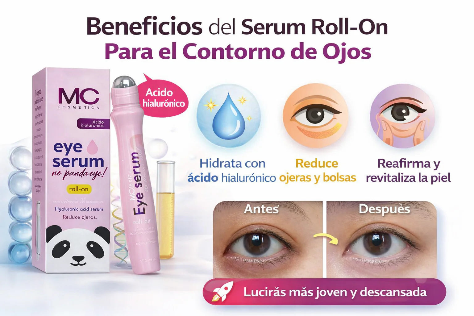 para el Contorno de ojos Eye Serum