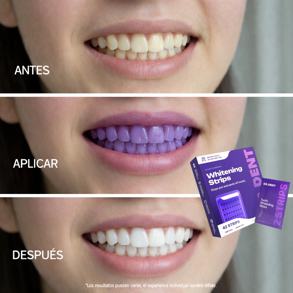 Tiras Blanqueadoras de Dientes