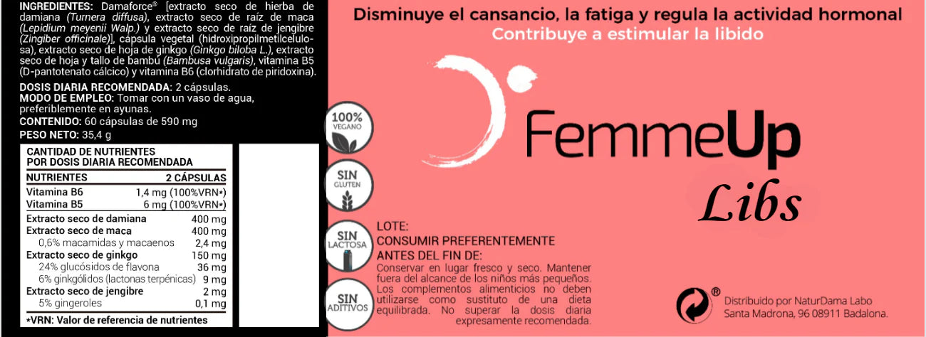 FemmeUp Libi2 /Regulación Hormonal