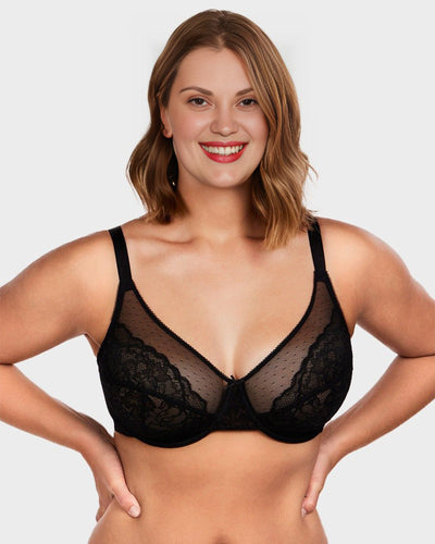 Sujetador Minimizer de Encaje 2X1