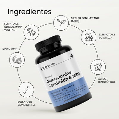 Glucosamina y Condroitina/ bienestar y salud articular