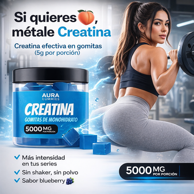 Gomitas de Creatina Aumenta Tus Glúteos