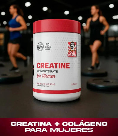 Creatina Premium para Mujeres, que además contiene colágeno