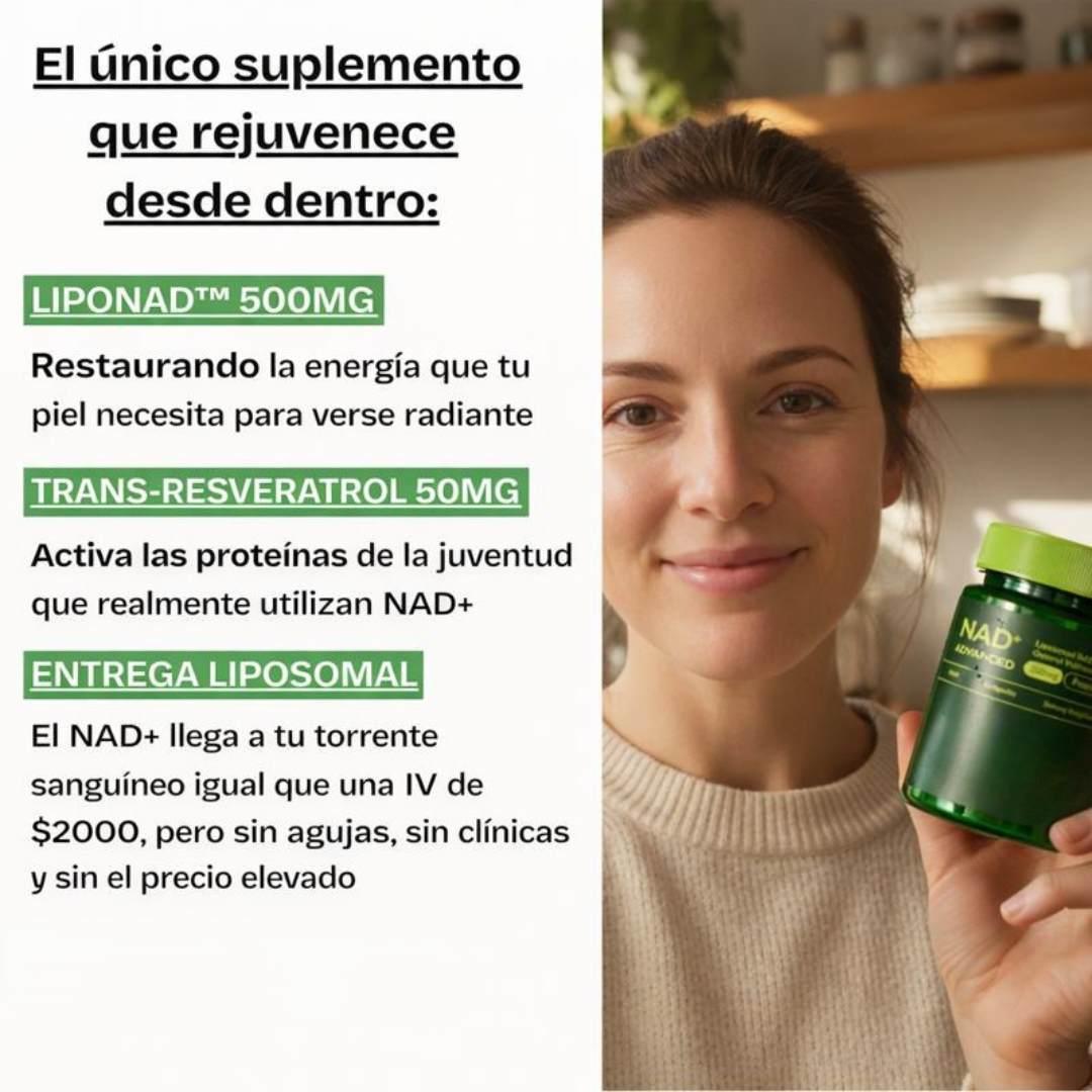 NAD+ Advanced - Cápsulas antienvejecimiento