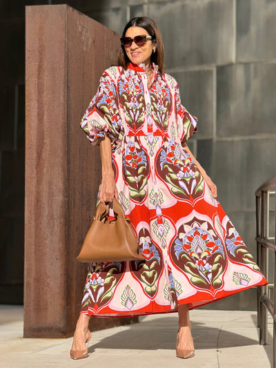 Vestido Glan Estampado Yara