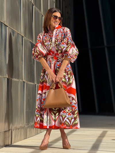 Vestido Glan Estampado Yara