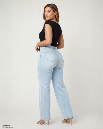 Jeans Holgados con Efecto push-up