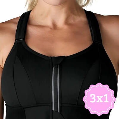 Sujetador Deportivo con Sujeción Máxima 3X1