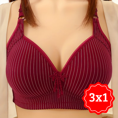 Sujetador Sexy Ropa Interior Push-Up 3X1