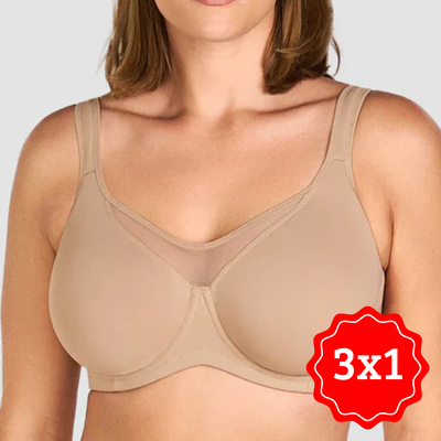 Sujetador Silueta cómoda 3x1