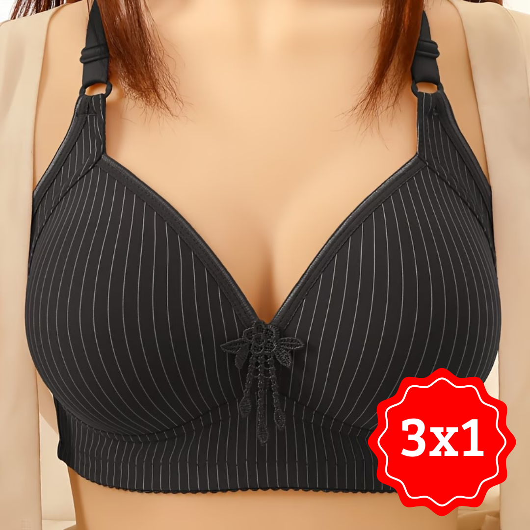 Sujetador Sexy Ropa Interior Push-Up 3X1