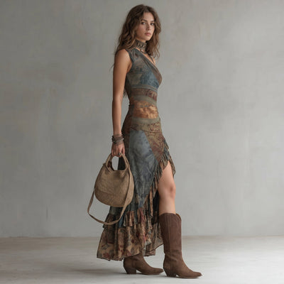 Vestido Largo Asimétrico Alana
