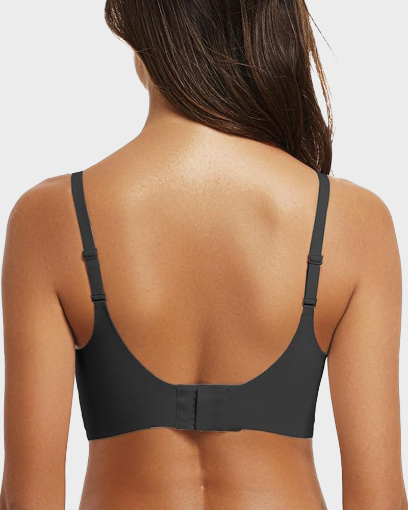 Sujetador push up de soporte suave sin costuras 3X1