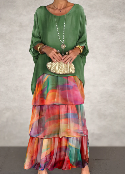 VESTIDO ARTÍSTICO - SILUETA SUELTA (LIQUIDACIÓN)
