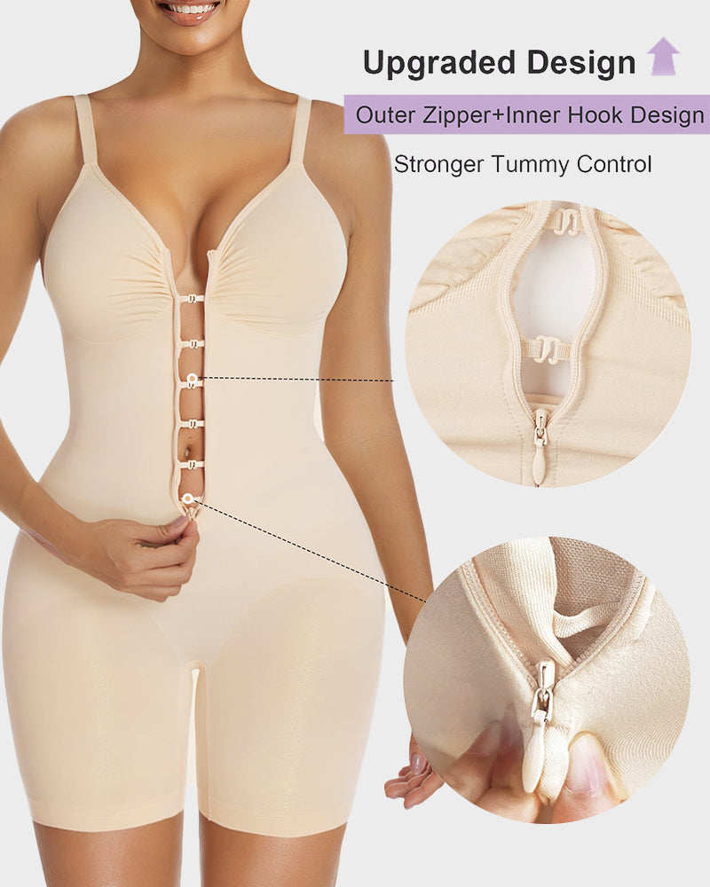 Body moldeador con cremallera y control de abdomen Renata