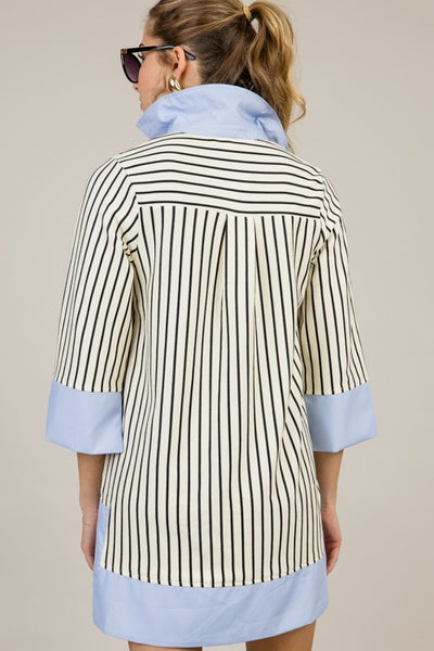 Vestido Camisero a Rayas Sofía