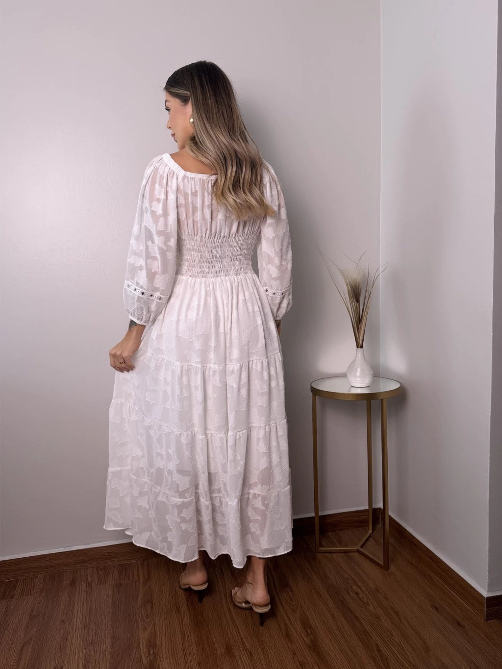 Vestido Maxi Nube de Encaje