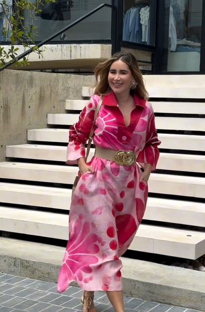 Vestido Glam Estampado Ivy