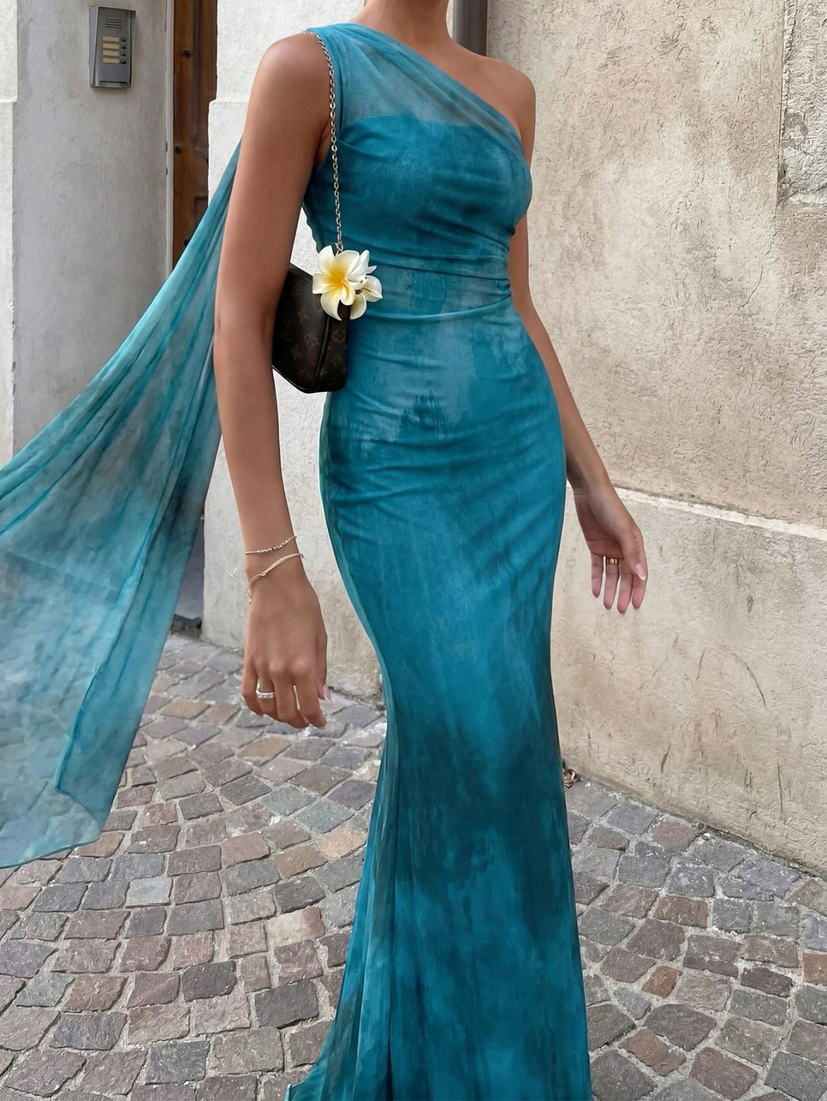 Vestido Largo Exclusivo Turquesa