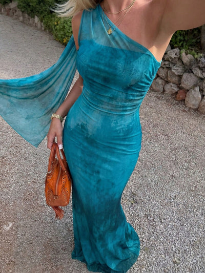 Vestido Largo Exclusivo Turquesa