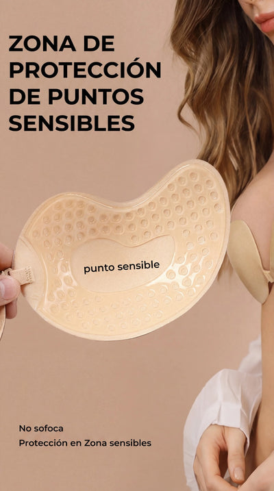 Sujetador Push-UP Invisible de Silicona 3X1