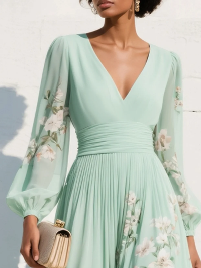 Arte Floral / Vestido Elegante chic