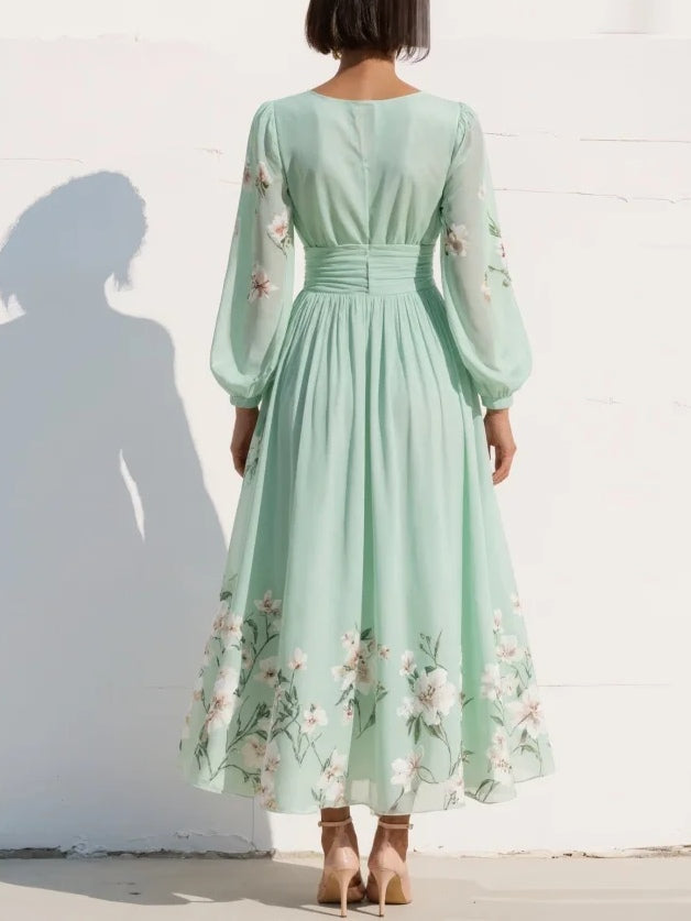 Arte Floral / Vestido Elegante chic