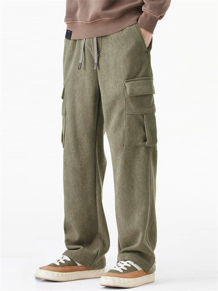 Pantalones cargo de pana Scott