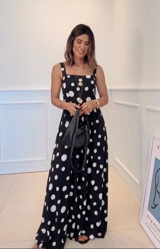 Maxi Vestido de Lunares Marisol