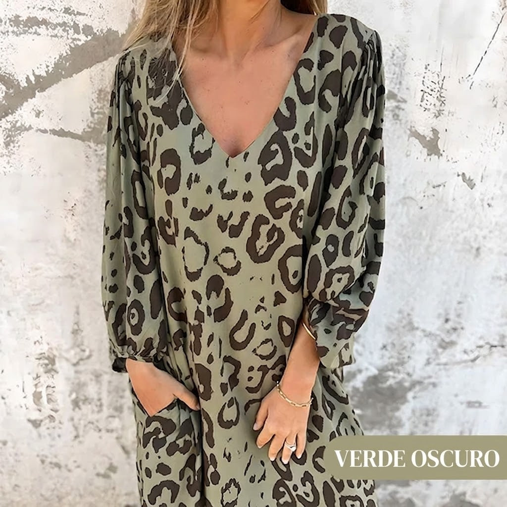 Maxi Vestido Bohemio Safari