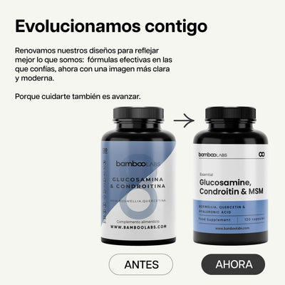 Glucosamina y Condroitina/ bienestar y salud articular