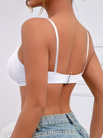 Sujetador Sin Costuras  Estilo Top con Tirantes Ajustables 3X1
