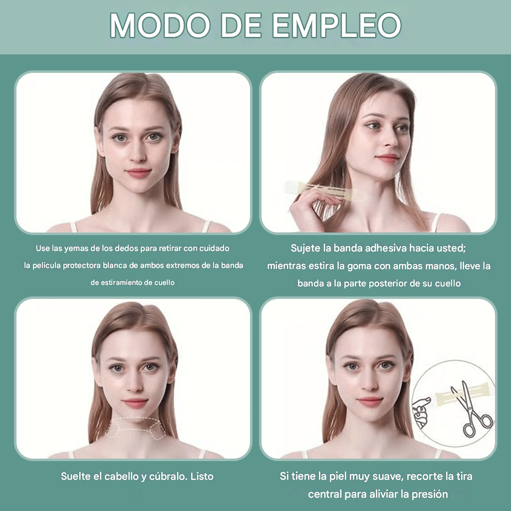 Infinite Cuello 20 Tiras para Lifting de Cuello