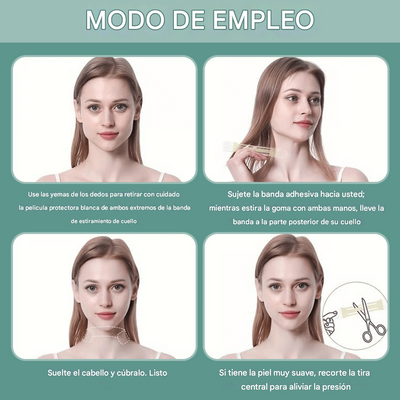 Infinite Cuello 20 Tiras para Lifting de Cuello